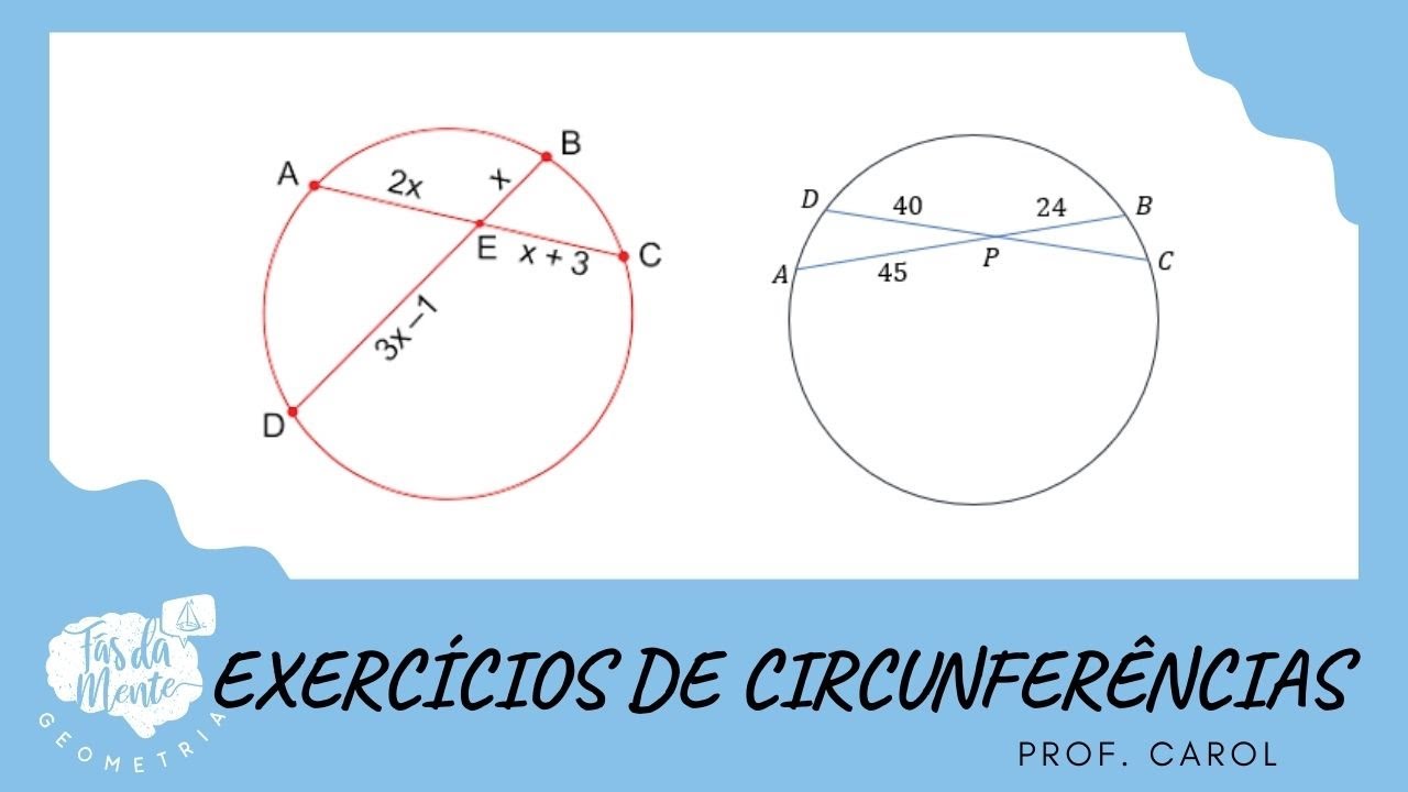 Relações Metricas Na Circunferencia Exercicios - NAZAEDU