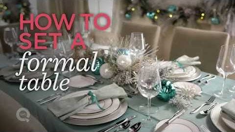 How to Set a Formal Table | Holiday Essentials