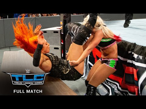 FULL MATCH - Becky Lynch vs. Alexa Bliss – SmackDown Women’s Title Tables Match: WWE TLC 2016