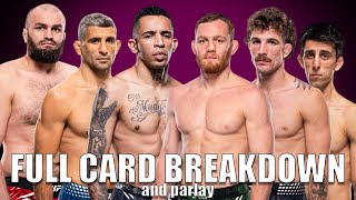 Jack Della Maddalena vs Carlos Prates FULL CARD BREAKDOWN