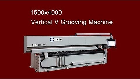 RGHK 1500x4000 Vertical CNC V Grooving Machine for Sale - Artizono