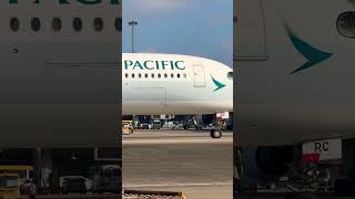 Cathay Pacific Airways Airbus 350-941 Hong Kong Airport Follow this page