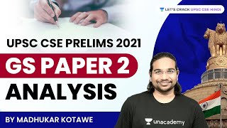 Complete Paper Analysis for UPSC CSE Prelims 2021 | GS Paper 2 | CSAT | by Madhukar Kotawe screenshot 4