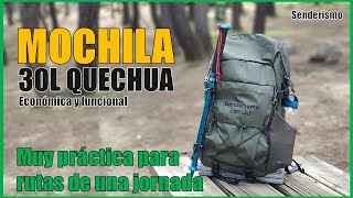 REVISION #Mochila #Quechua #Decathlon NH100 30 | Opción interesante para - YouTube