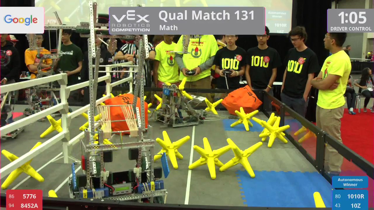 2017 VRC Math Q131 - 5776 8452A vs 1010R 10Z - 28 to 17