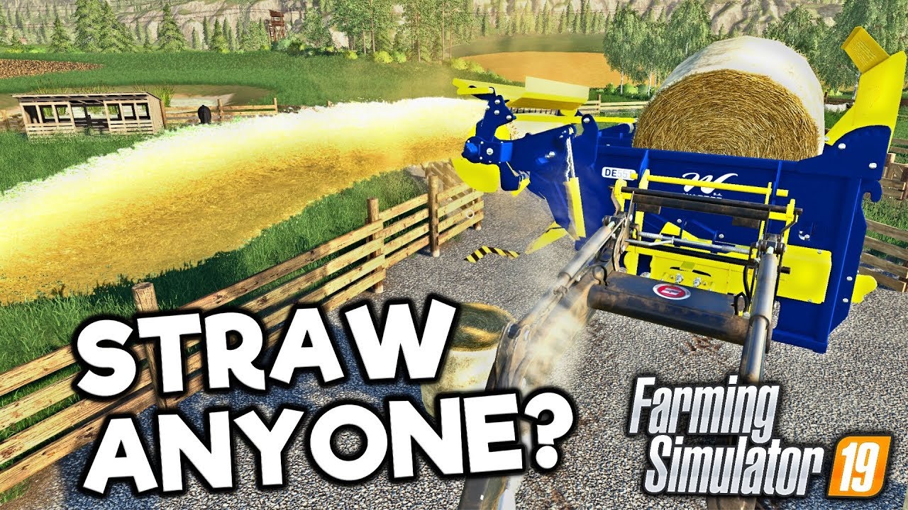 STRAW ANYONE? Let's Play Farming Simulator 19 Episode 54 YouTube