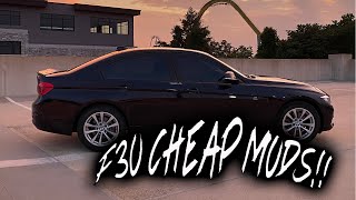 Best BMW F30 Beginner Mods!!
