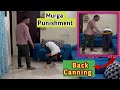 Murga Punishment Challenge By Teacher Back Canning Video