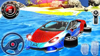 Water Surfer Car Floating Race - Incredible Surfing Hero 3D Car Racing - Android GamePlay screenshot 2