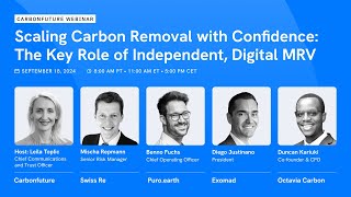 Scaling Carbon Removal with Confidence: The Key Role of Independent, Digital MRV