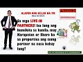 Sa mga LIVE-IN PARTNERS! May Share ba sa properties ang isang partner na nasa bahay lang?