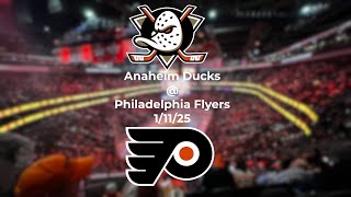 Philadelphia Flyers vs. Anaheim Ducks - Full TV Broadcast -  1/11/25