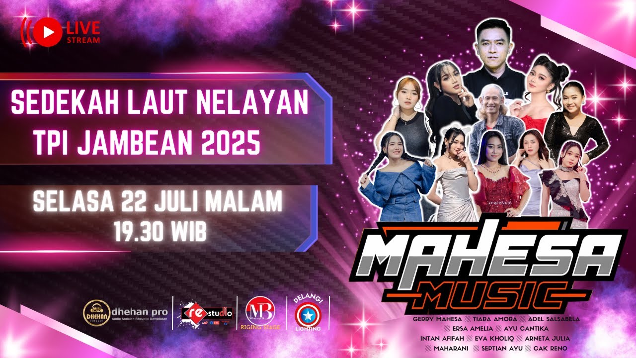 🛰️🔴LIVE ... MAHESA MUSIC ▐ SEDEKAH LAUT NELAYAN TPI JAMBEAN 2025 ▐  PECAKARAN-WONOKERTO - PEKALONGAN