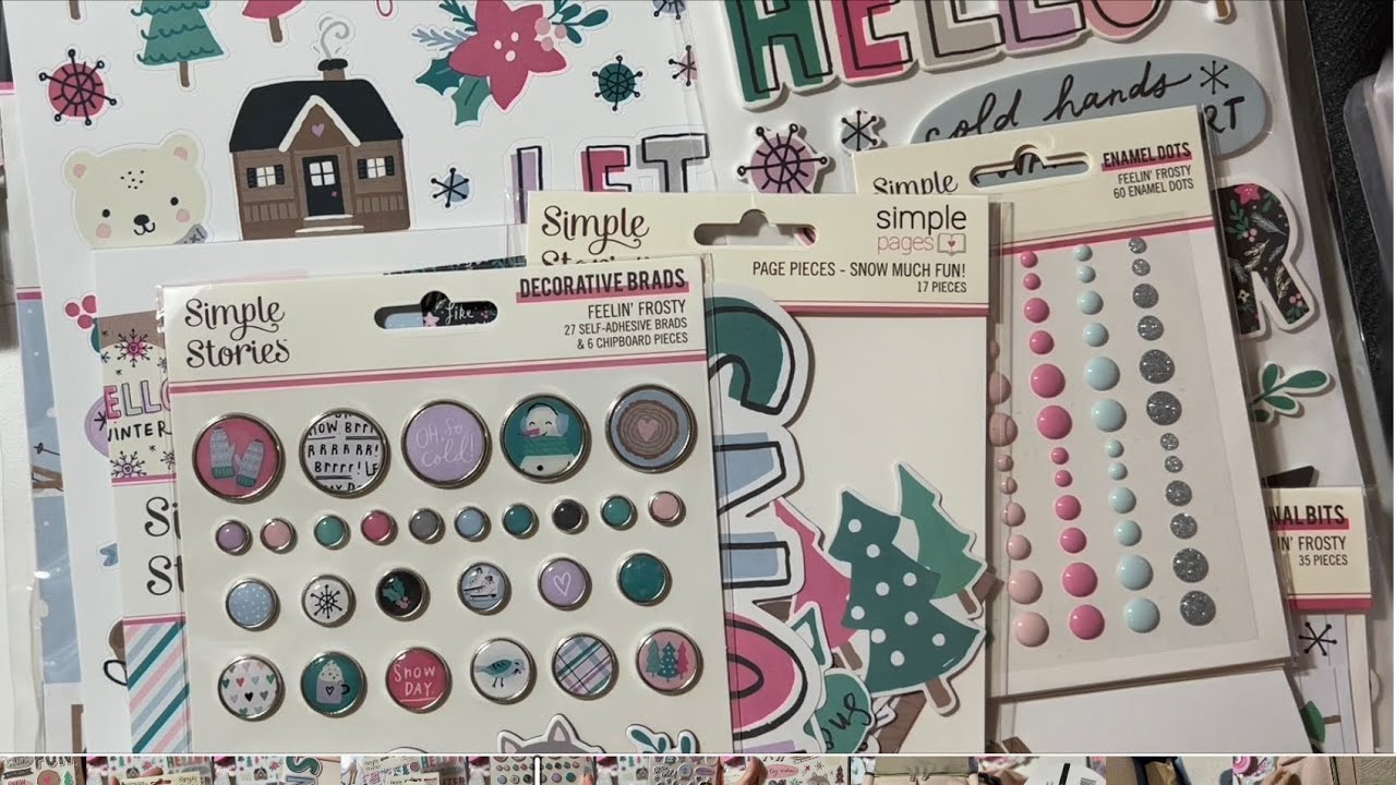 Last order in 2021 (Part 1 of 3) Simple stories Feelin’ frosty