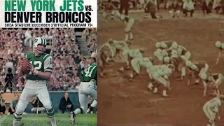 1967 Week 14 Denver Broncos @ New York Jets - highlights