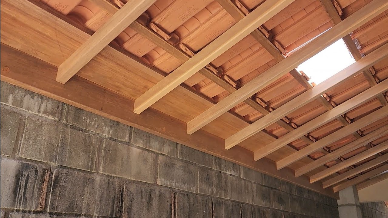 TELHADO DE CORREDOR , ACABAMENTO DE QUALIDADE,  incrível resultado...