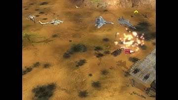 Israeli F16 shot down after shooting T90 | C&C Generals Peace Mod