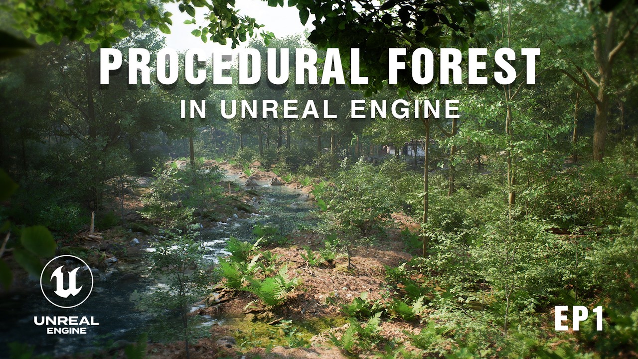 Unreal Engine 5 PCG Tutorial: Build a Realistic Forest | Ep1 - YouTube
