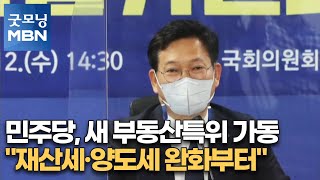 민주당, 새 부동산특위 본격 가동…&quot;재산세·양도세 완화부터&quot;[굿모닝MBN]