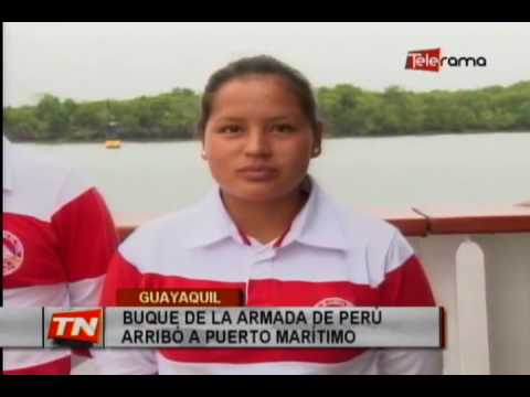 Busque de la armada de Perú arribó a puerto marítimo