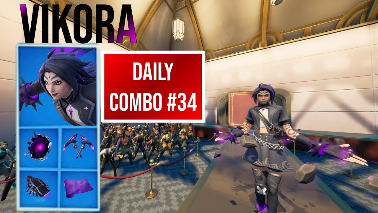 Daily Combos #34 Vikora (Fortnite Battle Royale) - YouTube