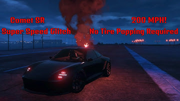 GTA 5 Comet SR Speed Glitch/200MPH