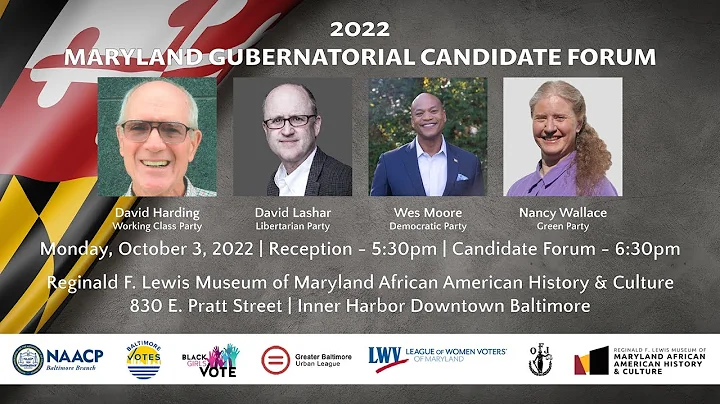 2022 Maryland Gubernatorial Forum
