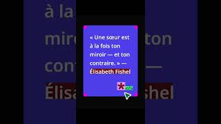 Citation Sur La Sœur, Amour Fraternel, Lien Familial