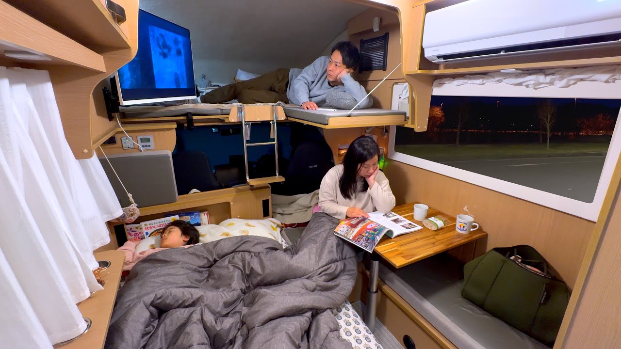 Семья, живущая в маленьком кемпере | Согрейтесь горячим горшком с соевым молоком