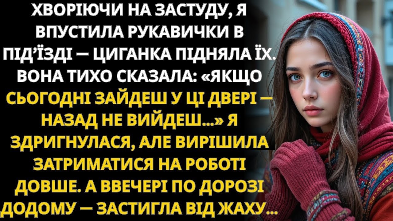 Циганка підняла мої рукавички — і сказала те, від чого я завмерла…