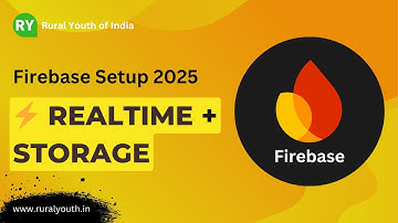 Firebase Realtime Database + Storage Full Tutorial (2025) | Tamil