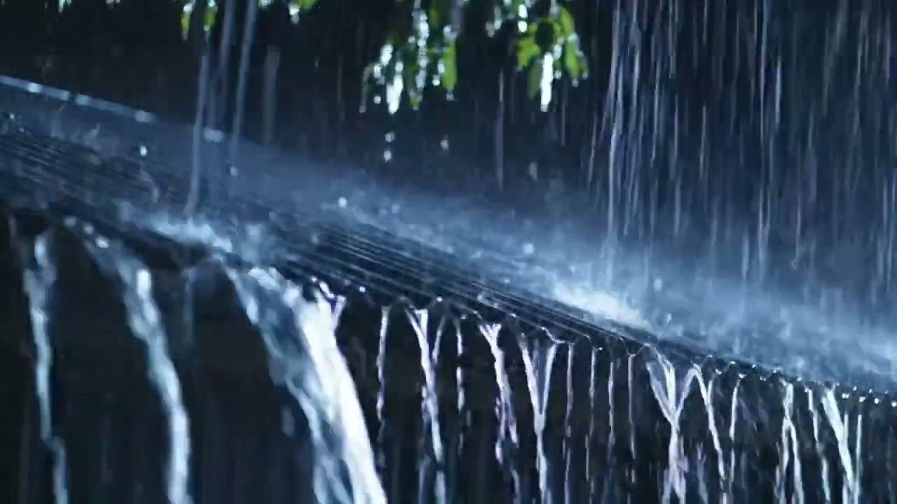 Dark and Serene Rain on Tin Roof, Relaxing ASMR Atmosphere for Long and Undisturbed Sleep 289 4K HD