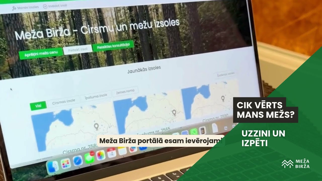 Cik vērts mans mežs? Uzzini un izpēti!