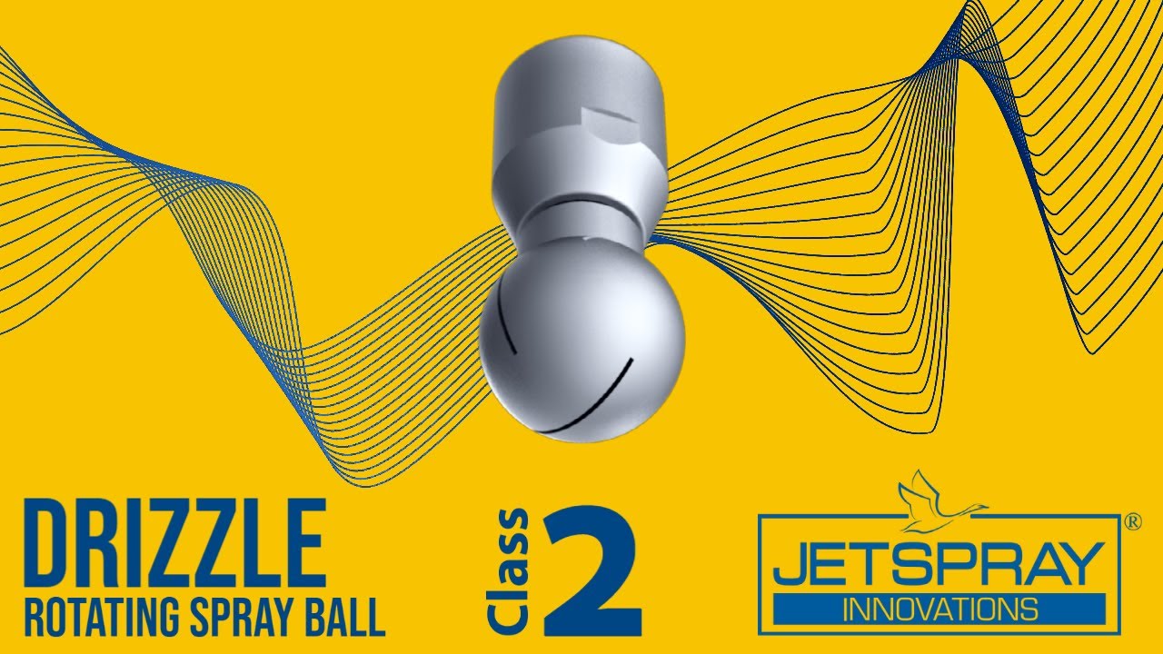 JETSPRAY® DRIZZLE Rotating Spray Ball | SS 316L | Process Tank Cleaning Systems | Class 2