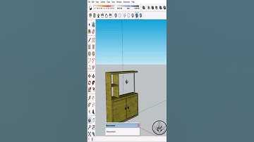 bar table in #sketchup #shorts