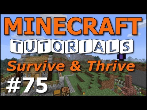 Minecraft Tutorials - E75 Beacon Shrine (Survive and Thrive Season 4)
