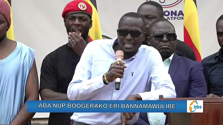 Hon. Balaam yaleeta aba FANGONE babbe akalulu ke Kawempe- Munnakibiina ki NUP