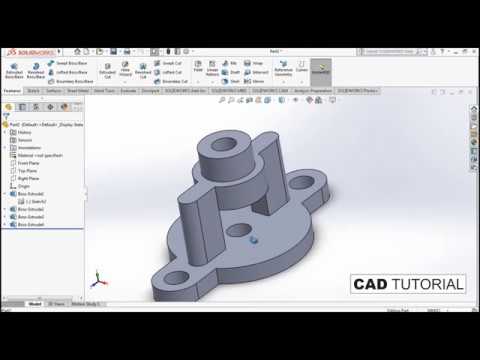 SOLIDWORKS TUTORIAL FOR BEGINER #CAD #TUTORIAL #SOLIDWORK - YouTube