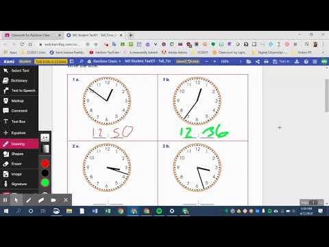 For Students How to Use Kami - YouTube