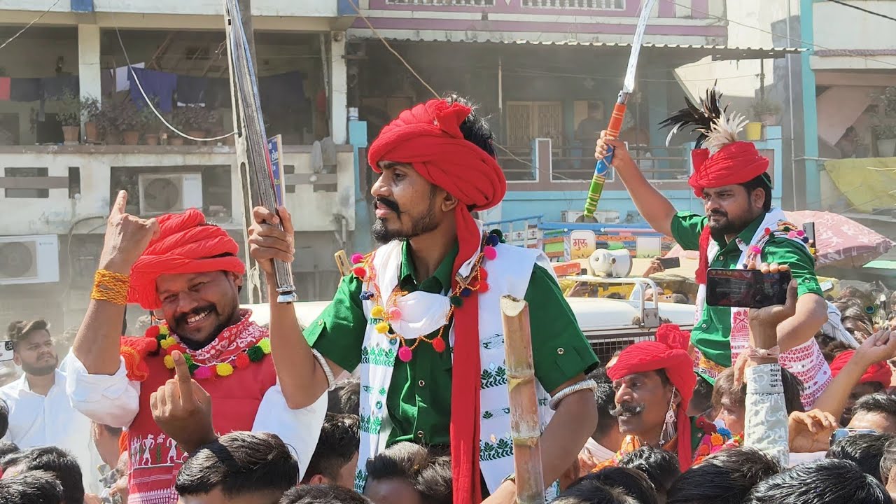કવાંટ ગેર ના મેળા માં ચૈતર વસાવા ની જોરદાર એન્ટ્રી રાજેશ રાઠવા & પરેશ રાઠવા આદિવાસી સાંસ્કૂતિ મેળો 