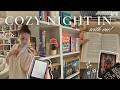 spring bookish evening routine / vlog 🌸🌙💕 - kindle walk, bookshelf reset & reading chats
