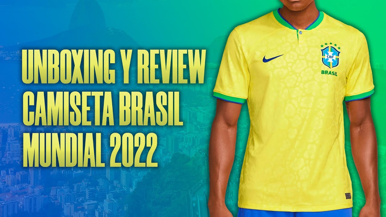 CAMISETA BRASIL MUNDIAL 2022  Unboxing & Análisis 