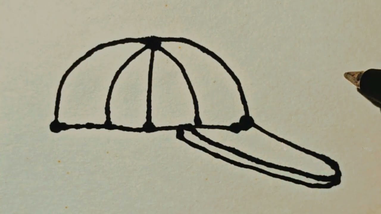 🧢 How to Draw a Cap from Letter L | Creative Alphabet Drawing Idea | Easy Art for Kids