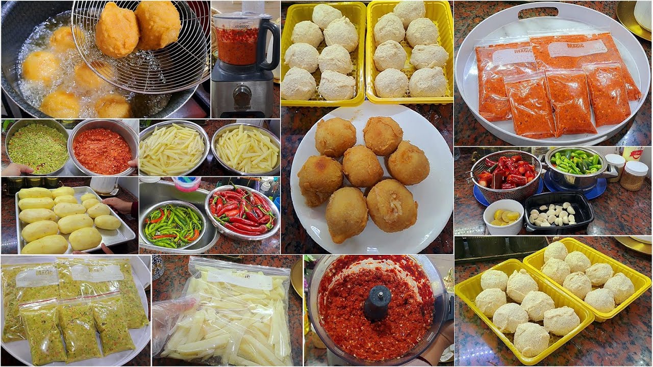 تفريزات رمضان مش بس لحوم❌تفريزات عملية للمرأة الذكية👏انجح تخزين للبطاطس بدون زيت👌