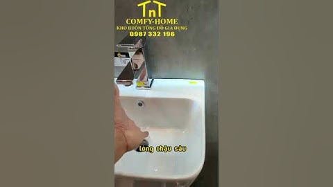 MẪU CHẬU TREO NHỎ PHÙ HỢP PHÒNG TẮM NHỎ GỌN