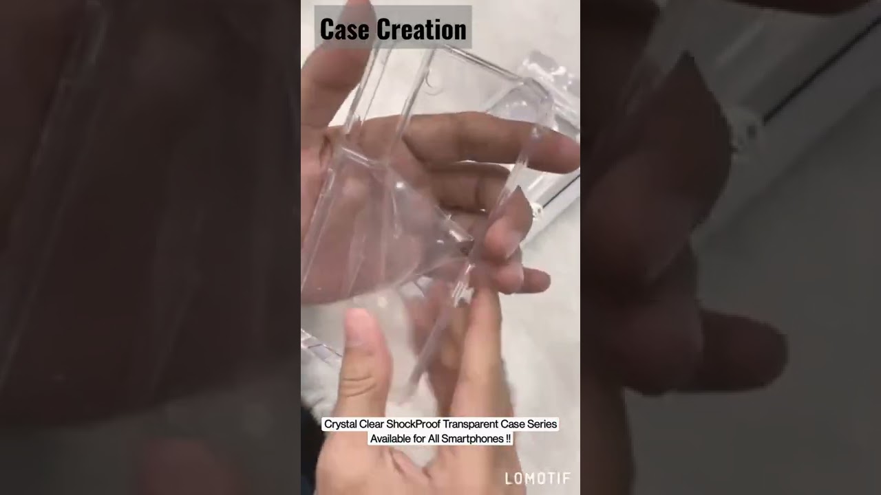 Case Creation Crystal Clear Transparent back case Shockproof Cover series available for Smartphones!