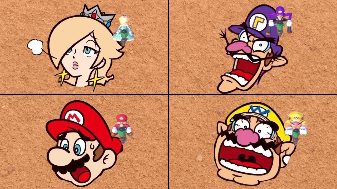 Mario Party Superstars - Rosalina vs Waluigi vs Mario vs Wario (Master Difficulty)