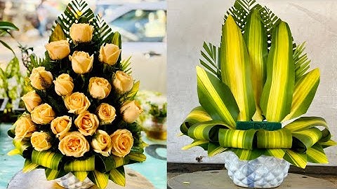 How To Make A flower Arrangement ( Attractive ) flower bouquet Arrangement ideas | florist Sujeet