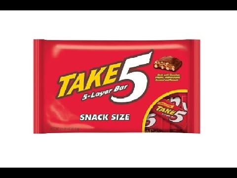 【アメリカのお菓子】テイク5!