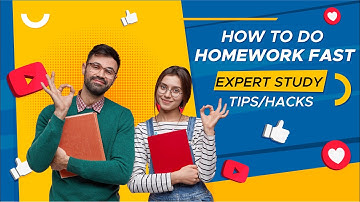 How To Do Homework Fast | 5 Expert STUDY TIPS/HACKS to Finish your Homework Faster